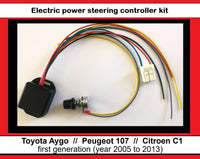 Toyota Aygo MK1 / Citroen C1 / Peugeot 107 - Electric power steering controller box Kit - ECU plug