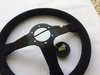 Race Rally Steering Wheel with Shift Light - High Quality - Universal - Suede